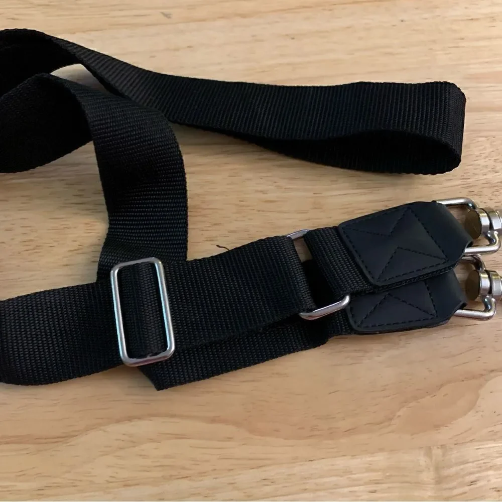 Targus Laptop Bag Replacement Strap Nylon Black & Silver Tone 56” - Picture 4 of 5